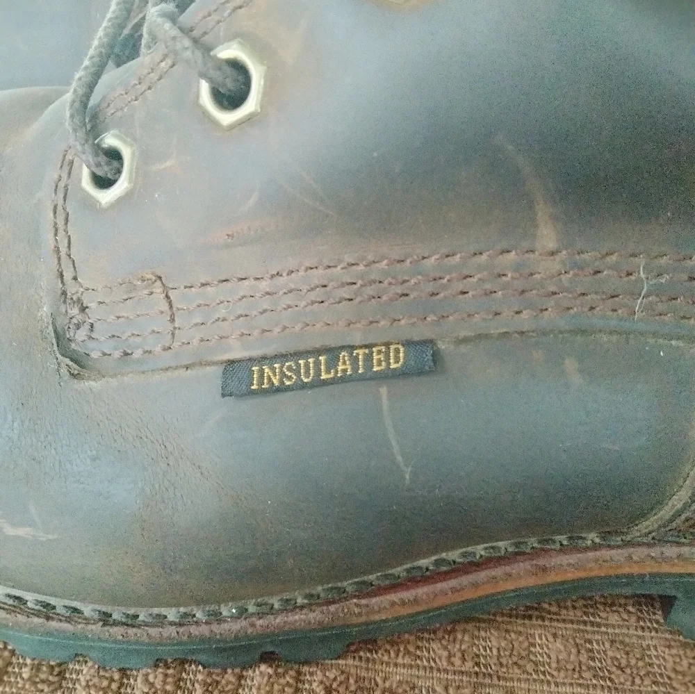 Chippewa Brown Leather Insulated Boots - Picture 4 of 10